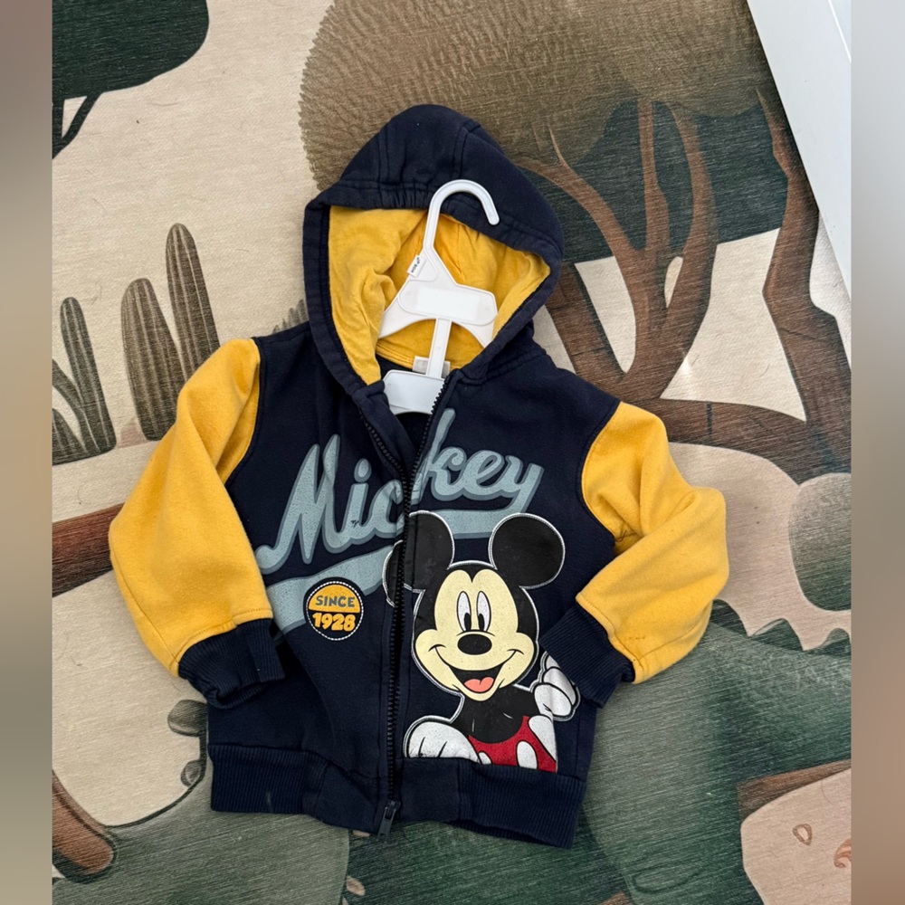 Disney Blue and Yellow Mickey sweater